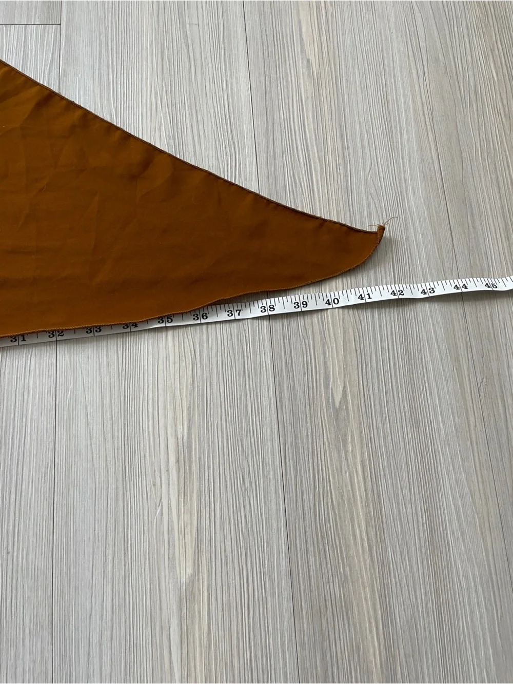 Copper Brown Triangle Scarf Hair Accessory